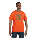Being Weird Is Cool T-Shirt - Orange w/ Green