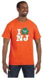 Irish I Really Like NJ T-Shirt Orange w/ Green