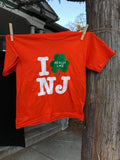 Irish I Really Like NJ T-Shirt Orange w/ Green