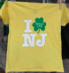 Kid's Irish I Really Like NJ T-Shirt - Yellow