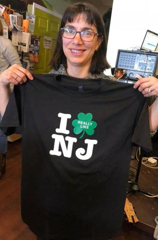Irish I Really Like NJ T-Shirt Black w/ Green