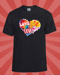 Love Love Love Full Color T-Shirt