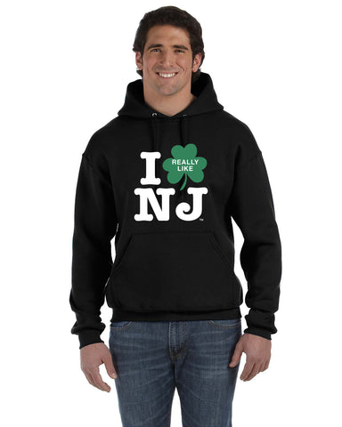 Irish I Really Like NJ Black Hoodie