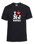 I Really Like NJ Nurses Black T-Shirt